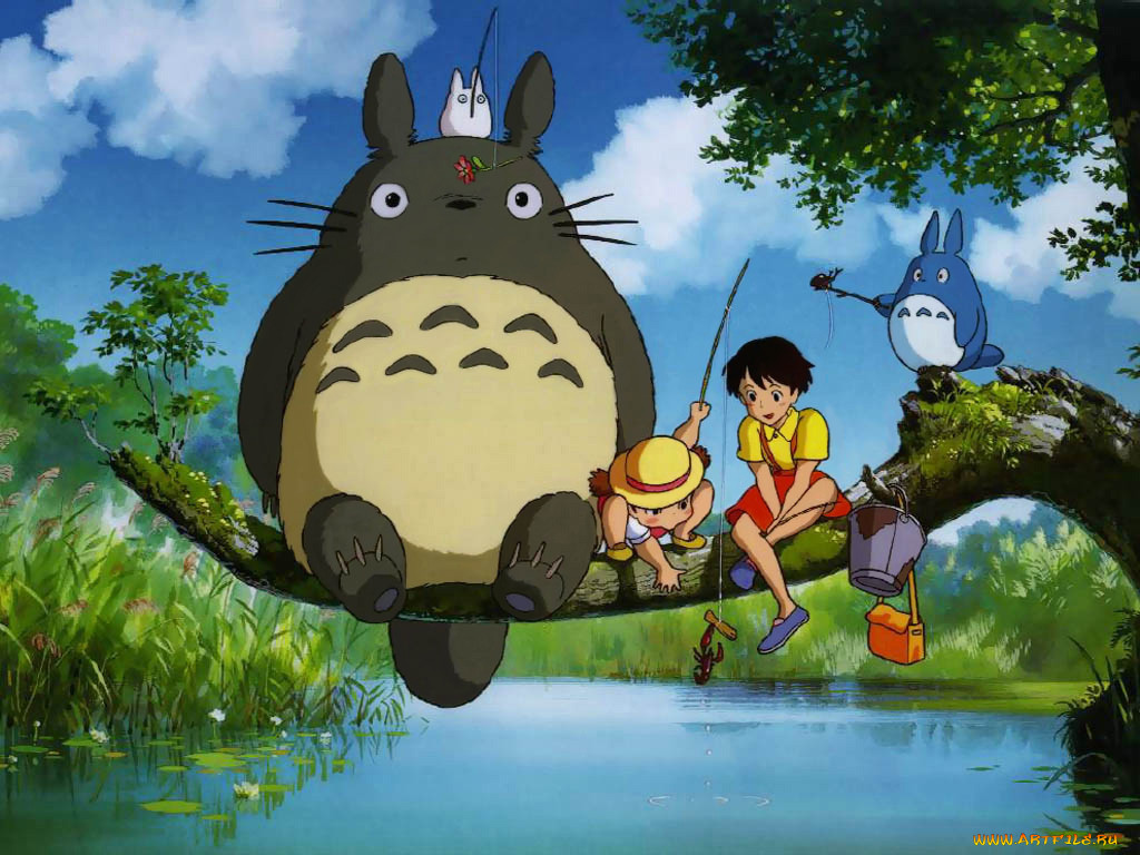 Обои Аниме My Neighbor Totoro, обои для рабочего стола, фотографии аниме,  my, neighbor, totoro Обои для рабочего стола, скачать обои картинки  заставки на рабочий стол.